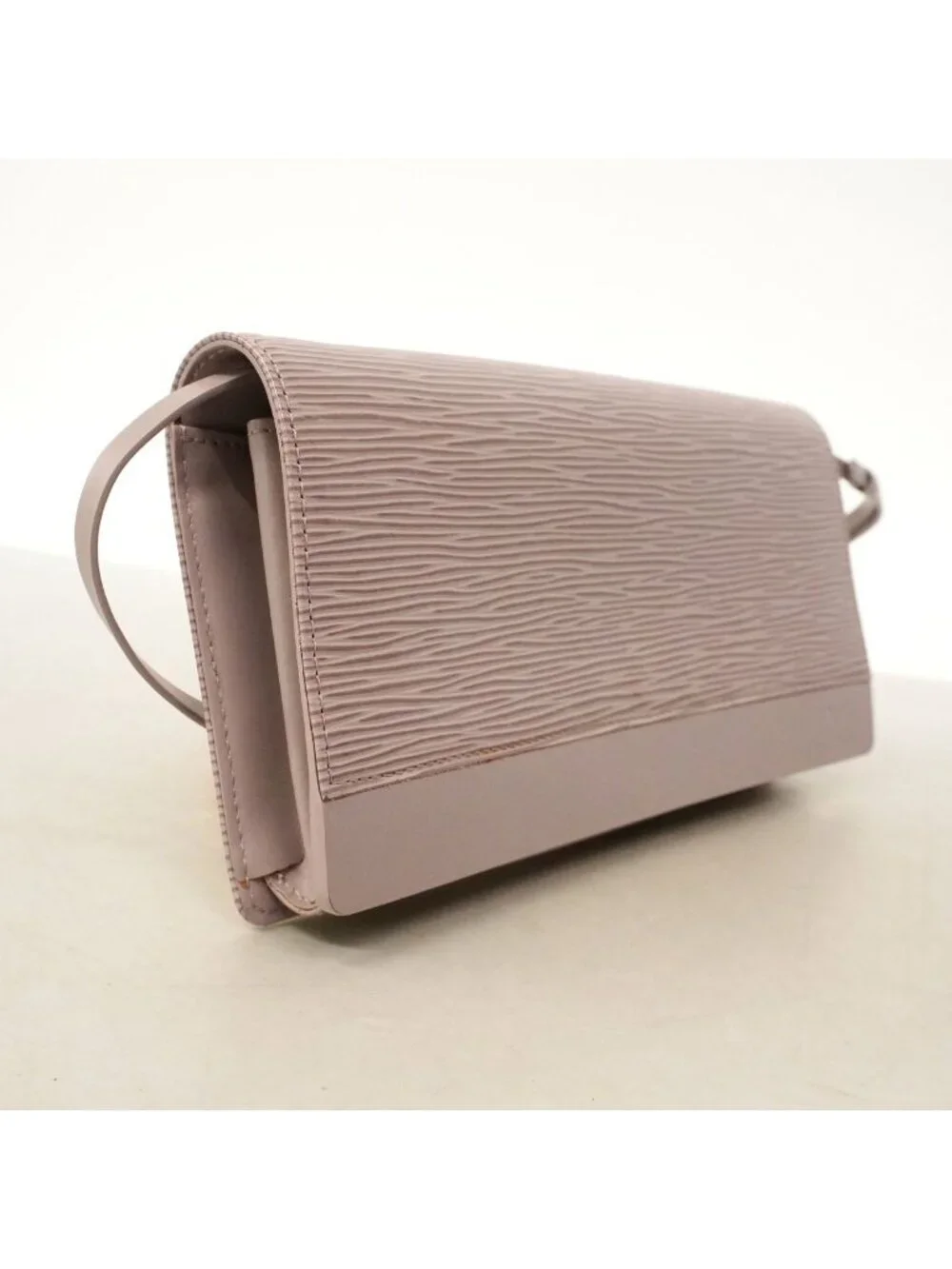 Louis Vuitton Shoulder Bag Epi Honfleur Lila